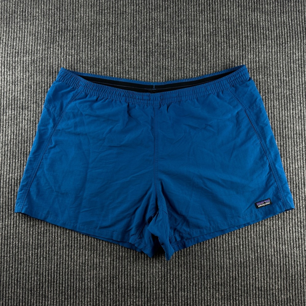 Patagonia Mens Baggies Swim Trunks Shorts Blue XL Drawstring 4.5in (NO ELASTIC)